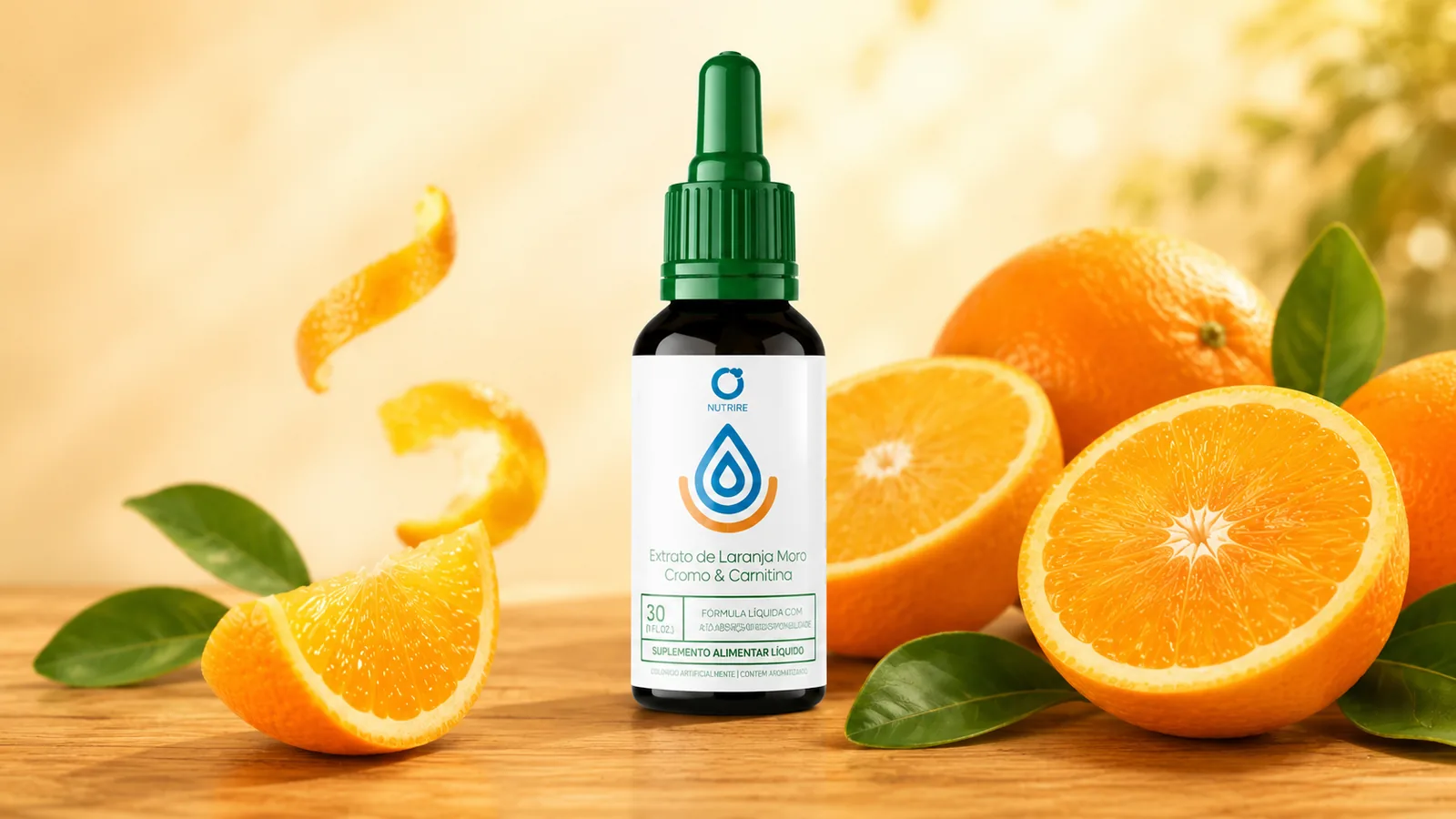 NUTRIRE SLIM: Laranja Moro, Cromo e L-Carnitina para o Metabolismo e Controle do Peso